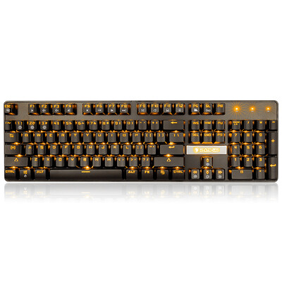 Sades Celestial Beads Monochrome Backlit Metal Gaming Mechanical Keyboards Computer Home Peripherals Wrangler-Style Wired Keyboard Black Orange Black
Sades Celestial Beads Monochrome Backlit Metal Gaming Mechanical Keyboards Computer Home Peripherals Wrangler-Style Wired Keyboard Black Orange Black