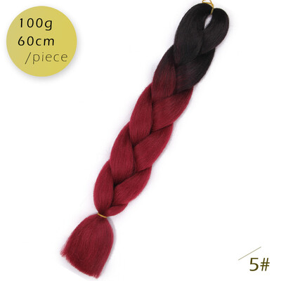 AISI HAIR 100g / pcs 24inch Kanekalon гигантский косы Волосыломбер Две тонныЦветные синтетические волосы для кукол Вязание крю
AISI HAIR 100g / pcs 24inch Kanekalon гигантский косы Волосыломбер Две тонныЦветные синтетические волосы для кукол Вязание крю