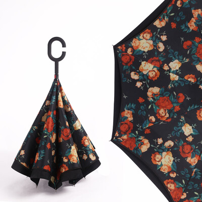 opposite direction umbrella double-deck long umbrella men and women sun umbrella originality windbreak car Hands-free stand agains
opposite direction umbrella double-deck long umbrella men and women sun umbrella originality windbreak car Hands-free stand agains