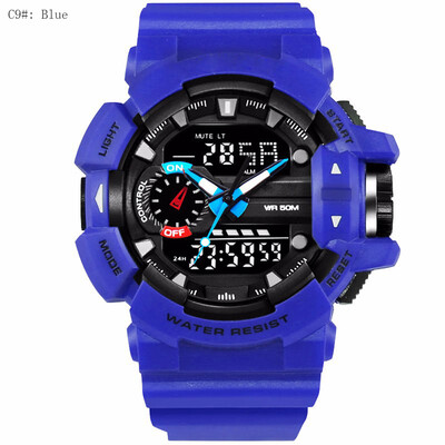 9Colors Trendy Fashion Men Sports Watches Male LED Digital Quartz Wristwatch Water Resistance 30M
9Colors Trendy Fashion Men Sports Watches Male LED Digital Quartz Wristwatch Water Resistance 30M