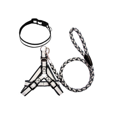 HANHANLEYUAN dog chain dog rope small dog medium dog dog leash pet dog leash dog hyena rope golden hair Teddy dog chain reflective three-piece black
HANHANLEYUAN dog chain dog rope small dog medium dog dog leash pet dog leash dog hyena rope golden hair Teddy dog chain reflective three-piece black