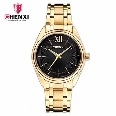 CHENXI Gold Quartz Watch Men Luxury Stainless Steel Watches Fashion Business Watch Clock
CHENXI Gold Quartz Watch Men Luxury Stainless Steel Watches Fashion Business Watch Clock