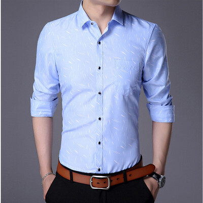 Autumn and winter new men's shirt men's simple long-sleeved men's camouflage casual printing lapel shirt men
Autumn and winter new men's shirt men's simple long-sleeved men's camouflage casual printing lapel shirt men