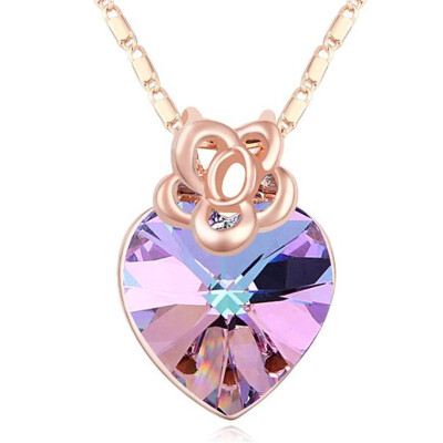 Heart Pendants Jewelry For Women Rose Golr Color Austrian Crystal Necklace High Quality Anniversary Gift .16663
Heart Pendants Jewelry For Women Rose Golr Color Austrian Crystal Necklace High Quality Anniversary Gift .16663