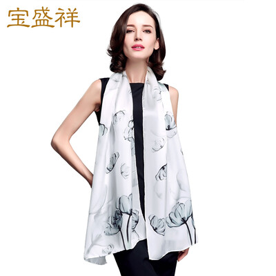 Baoshengxiang silk scarves female scarves silk silk satin long towels shawls spring&autumn scarf green makeup s9517
Baoshengxiang silk scarves female scarves silk silk satin long towels shawls spring&autumn scarf green makeup s9517