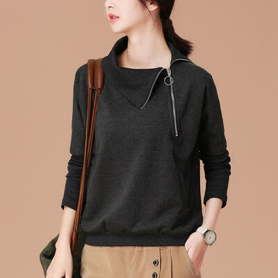 City plus CITYPLUS 2017 autumn&winter new women&39s clothing wild sweater loose loose hedge long-sleeved T-shirt CWWY179352 gray
City plus CITYPLUS 2017 autumn&winter new women&39s clothing wild sweater loose loose hedge long-sleeved T-shirt CWWY179352 gray