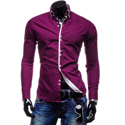 Men Shirt Luxury Brand 2017 Male Long Sleeve Shirts Casual Solid Multi-Button Hit Color Slim Fit Dress Shirts Mens Hawaiian XXL
Men Shirt Luxury Brand 2017 Male Long Sleeve Shirts Casual Solid Multi-Button Hit Color Slim Fit Dress Shirts Mens Hawaiian XXL
