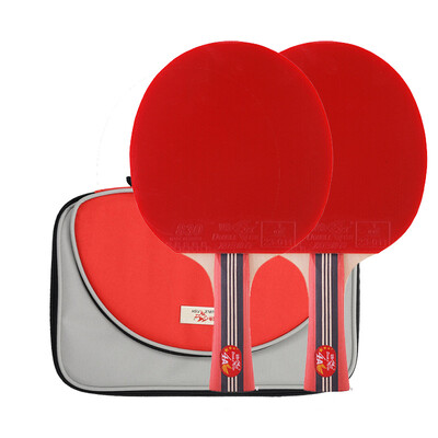 Pisces four-star table tennis racket set 4A table tennis racket 2 7-layer sheet bottom double-sided sponge anti-adhesive horizontal shot 2 with set
Pisces four-star table tennis racket set 4A table tennis racket 2 7-layer sheet bottom double-sided sponge anti-adhesive horizontal shot 2 with set