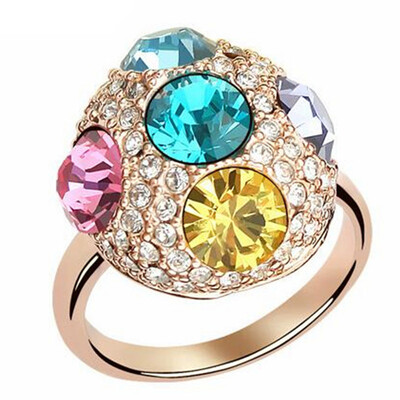 Austrian Crystals Ring Rose Gold Color Engagement Rings for Women Wedding Trendy Jewelry Mushroom Shape 4166
Austrian Crystals Ring Rose Gold Color Engagement Rings for Women Wedding Trendy Jewelry Mushroom Shape 4166