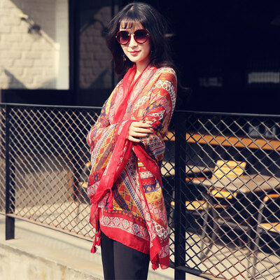 Yimihuasha scarf women spring and summer sunscreen air conditioning shawl autumn and winter warm scarf scarves dual-use national cashews deep blue
Yimihuasha scarf women spring and summer sunscreen air conditioning shawl autumn and winter warm scarf scarves dual-use national cashews deep blue