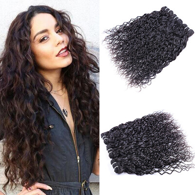 Indian Virgin Human Hair Wave Natural Wave Hair Weaving 3 Bundles Natural Black Water Wave Remy Hair Extensions
Indian Virgin Human Hair Wave Natural Wave Hair Weaving 3 Bundles Natural Black Water Wave Remy Hair Extensions