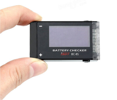 ISDT BC-8S Battery Checker with Two 85dB Buzzer OLED Screen for LiPo LiHv LiFe LiIon Batteries
ISDT BC-8S Battery Checker with Two 85dB Buzzer OLED Screen for LiPo LiHv LiFe LiIon Batteries