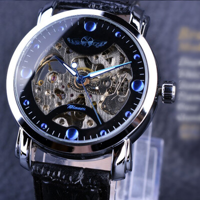 Black Skeleton Designer Blue Engraving Clock Men Leather Strap Mens Watches Top Brand Luxury Automatic Watch Montre Homme
Black Skeleton Designer Blue Engraving Clock Men Leather Strap Mens Watches Top Brand Luxury Automatic Watch Montre Homme