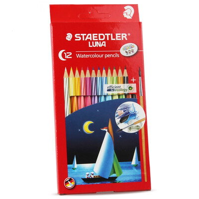 Staedtler 13710C12 12-color water-soluble color lead color pencil color lead color pen gift pen
Staedtler 13710C12 12-color water-soluble color lead color pencil color lead color pen gift pen