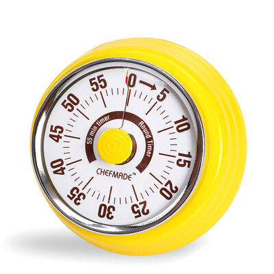 Learn CHEF MADE Baking Timer Reminder Timer Durable Magnetic Absorption Mechanical Yellow WK9304
Learn CHEF MADE Baking Timer Reminder Timer Durable Magnetic Absorption Mechanical Yellow WK9304