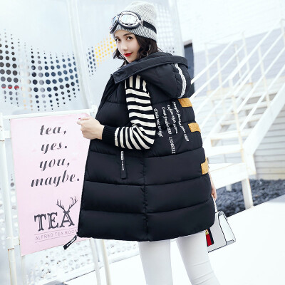 Feather cotton vest female 2017 autumn and winter new cotton clothing Korean version of the Slim waistcoat long warm sweater jacke
Feather cotton vest female 2017 autumn and winter new cotton clothing Korean version of the Slim waistcoat long warm sweater jacke
