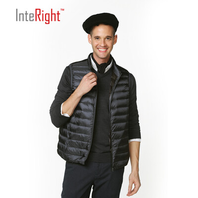 INTERIGHT 90 white duck down men collar ultra-light portable feather vest gray blue code
INTERIGHT 90 white duck down men collar ultra-light portable feather vest gray blue code