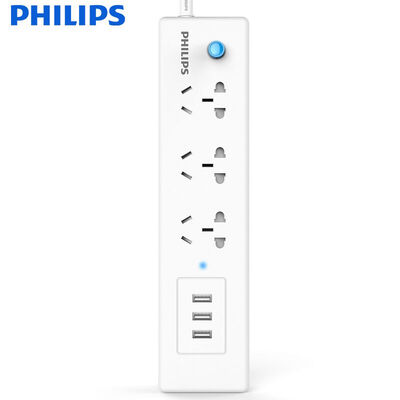 Philips (PHILIPS) plug-in board usb socket 3USB2.4A full length of 1.8 meters wiring board / drag board / plug the new national standard children's safety row
Philips (PHILIPS) plug-in board usb socket 3USB2.4A full length of 1.8 meters wiring board / drag board / plug the new national standard children's safety row