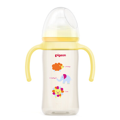 Pigeon two-handed natural wide-bore PPSU painted plastic bottle 240ml yellow with pacifier AA126
Pigeon two-handed natural wide-bore PPSU painted plastic bottle 240ml yellow with pacifier AA126