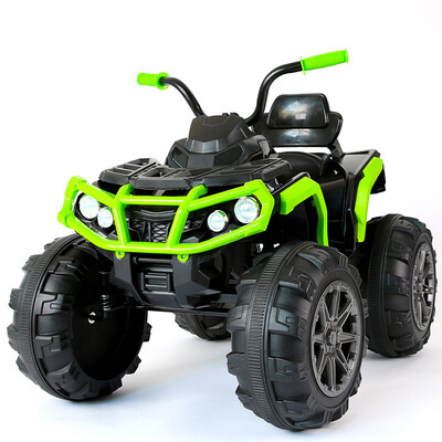 Laughing doll electric scooter ATV four-wheeled motorcycle can take children's toy car off-road electric motorcycle big battery shock black-green HM1288
Laughing doll electric scooter ATV four-wheeled motorcycle can take children's toy car off-road electric motorcycle big battery shock black-green HM1288