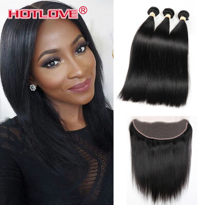 Brazilian Straight Human Hair 3 Bundles with 13*4 Lace Frontal Unprocessed Indian Peruvian Malaysian Virgin Hair Extensions
Brazilian Straight Human Hair 3 Bundles with 13*4 Lace Frontal Unprocessed Indian Peruvian Malaysian Virgin Hair Extensions