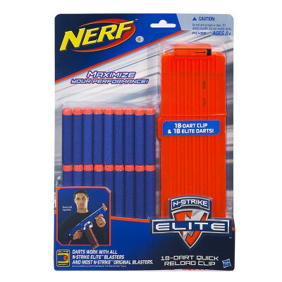 

Hasbro NERF Аксессуары игрушечного пистолета (голубой, оранжевый) уличные игрушки A1456