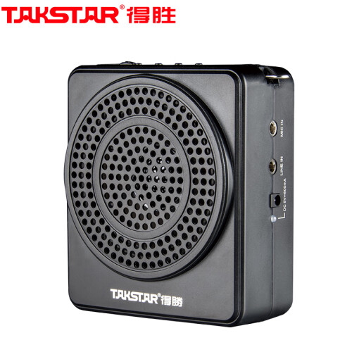 得胜（TAKSTAR）E180M便携式扩音器 大功率教学专用导游教师喇叭扩音器 可插U盘腰挂迷你音响 典雅黑