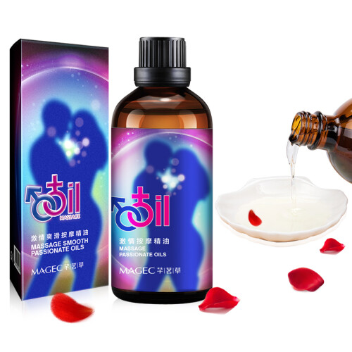 芊茗草激情爽滑按摩精油100ml （夫妻润滑趣味推油开背 男女性私处通用）