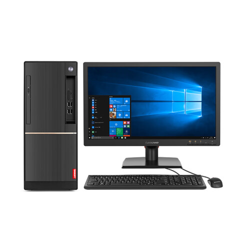 联想（Lenovo）扬天T4900d 商用台式电脑整机 （I5-7400 4G 500G 集显 无光驱 千兆网卡 WIN10）21.5英寸