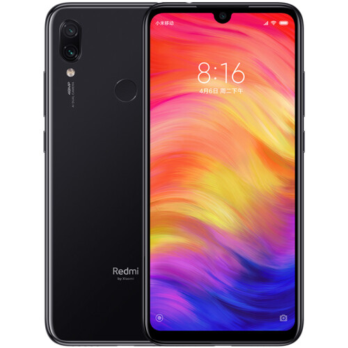 Redmi Note7 4800万双摄千元机 满血骁龙660 18个月超长质保 4000mAh超长续航 6GB+64GB 亮黑色 游戏智能手机 小米 红米