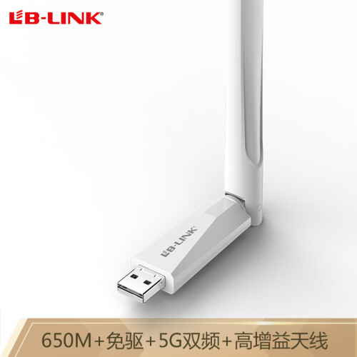 BL-H12 免驱版 650M双频迷你USB无线网卡 台式机笔记本通用 随身WiFi接收器 发射器 路由器5G网卡 附身Wifi