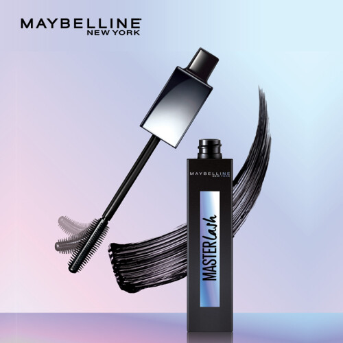 美宝莲（MAYBELLINE）广角旋转刷头睫毛膏 弯弯睫毛膏11ML（旋转头 睫毛膏 眼妆 不晕染 浓密大眼）