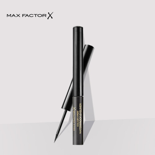 蜜丝佛陀（Max Factor）亮彩速干防水眼线液 1.7ml 黑色（彩妆 细软头 持久 不晕染 不易脱妆 防水 易卸）