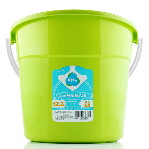 京东超市茶花 塑料桶水桶31CM通用家务清洁洗钓鱼12.2L 0207