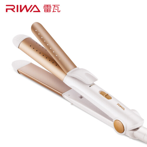 雷瓦(RIWA) 卷发棒 卷直发器 干湿两用卷发器 电卷棒直板夹板二合一 RB-950A