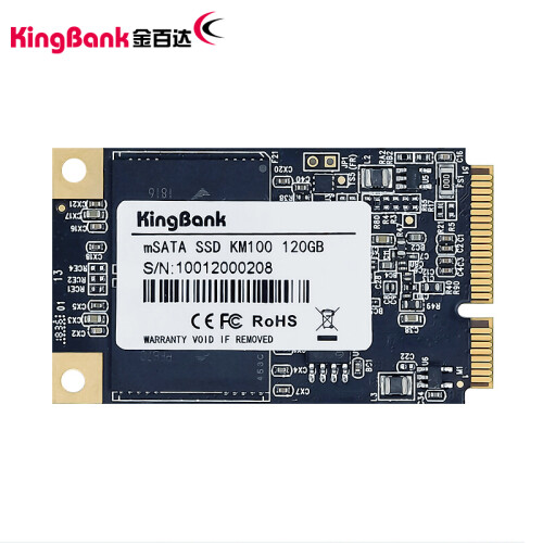 金百达（KINGBANK） 120GB SSD固态硬盘 MSATA接口 KM100系列