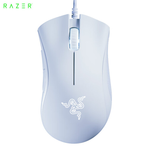 雷蛇(Razer) 蝰蛇标准版 鼠标 有线鼠标 游戏鼠标 人体工程学 电竞 白色 6400DPI