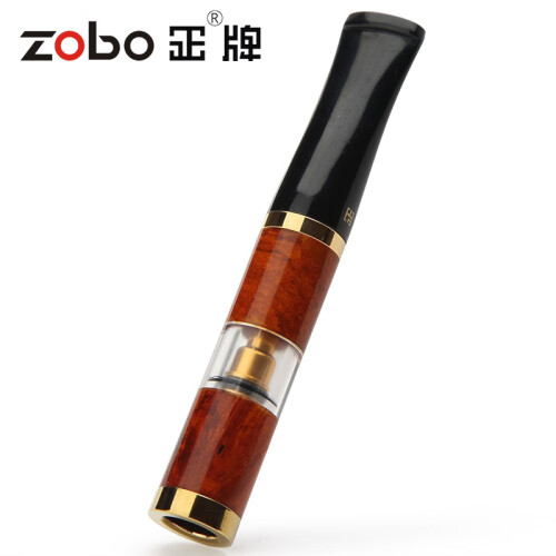 正牌石楠木镀金色环清洗型过滤烟嘴礼盒套装ZB-928 生日礼物