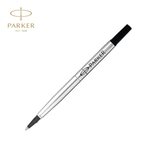 派克（PARKER）细(0.7MM)派克笔芯商务宝珠笔笔芯 办公用品 黑色笔芯 中性笔笔芯包邮