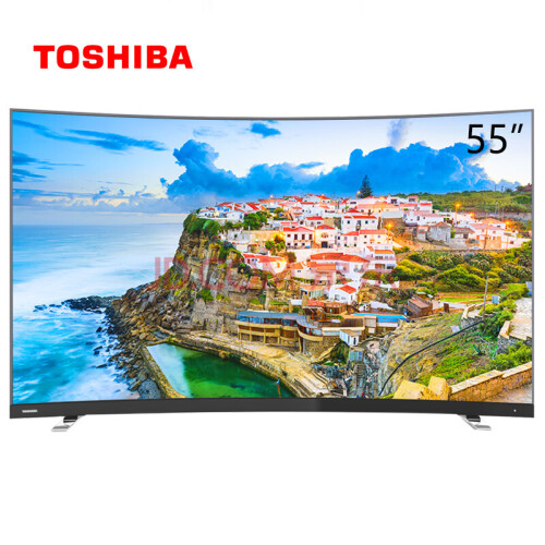 京品家电东芝（TOSHIBA）55U6780C 55英寸 全金属超薄曲面 人工智能语音 4K超高清 16G大内存液晶网络电视机 自营