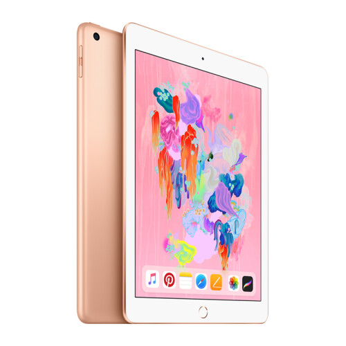 Apple iPad 平板电脑 2018年新款9.7英寸（128G WLAN版/A10 芯片/Touch ID MRJP2CH/A）金色