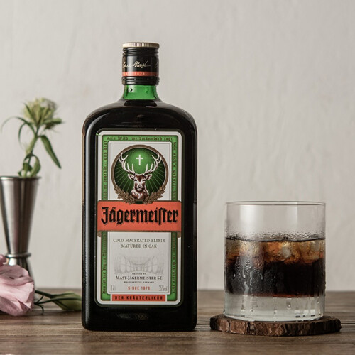 京东超市野格（Jagermeister）德国进口洋酒 圣鹿力娇酒鸡尾酒配制酒 野格利口酒 700ml