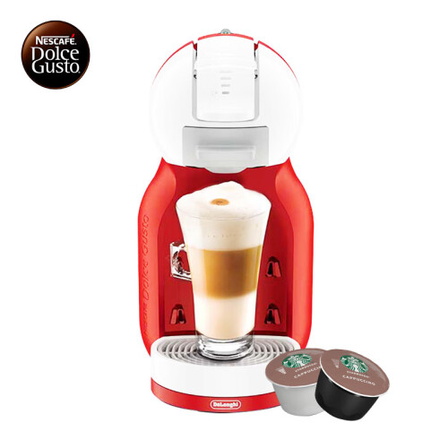 京品家电雀巢多趣酷思(Nescafe Dolce Gusto)咖啡机 家用 全自动 商用 胶囊机 Mini Me 红色