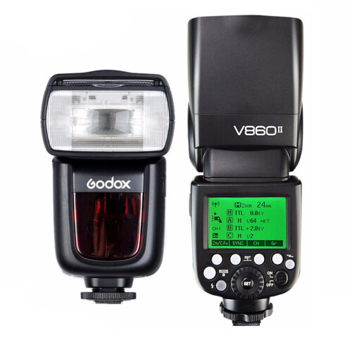 神牛（Godox）V860II-N 尼康机顶灯2.4G无线接收外拍灯TTL1/8000s高速锂电闪光灯