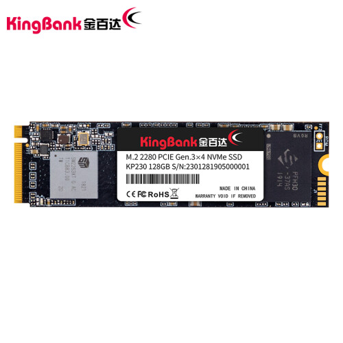 金百达（KINGBANK） 128GB SSD固态硬盘 M.2接口(NVMe协议) KP230系列