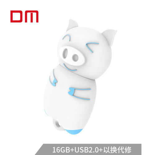 大迈 (DM) 16GB USB2.0 U盘 西洛PD099系列 蓝色 创意可爱女生情侣卡通学生迷你优盘