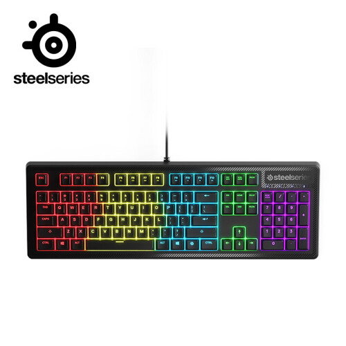 赛睿（SteelSeries）Apex 150键盘 有线键盘 游戏键盘 104键RGB背光键盘 魔兽怀旧开服键盘 黑色 自营