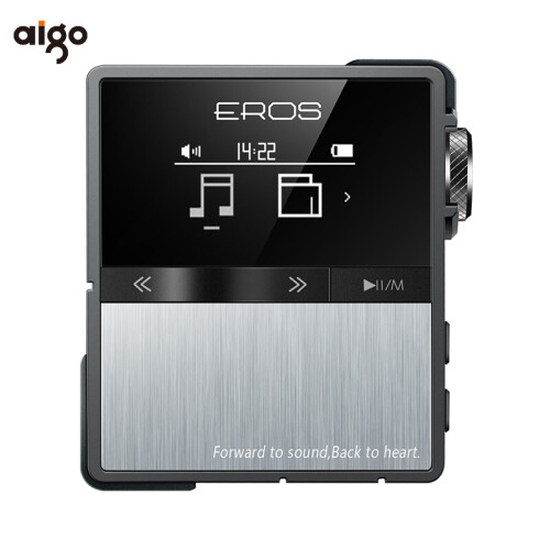 爱国者(aigo) EROS TEN蓝牙运动MP3音乐无损播放器HIFI迷你背夹DSD学生 灰色