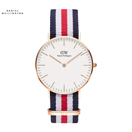 丹尼尔惠灵顿（DanielWellington）DW手表 女款尼龙表带36mm表盘超薄北欧风女表DW00100030