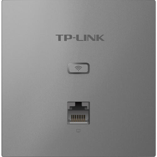 TP-LINK 1200M双频无线AP 86面板式入墙式 企业级酒店别墅wifi无线接入点 PoE供电AC管理AP1202GI-PoE深空银